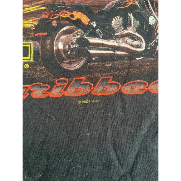 2000s Harley Davidson Biker T Shirt Caribbean - Picture 3 of 7
